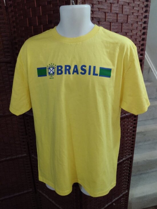 Nike Other - Vintage Nike Y2K Brazil Soccer T Shirt Medium Brasil Football World Cup